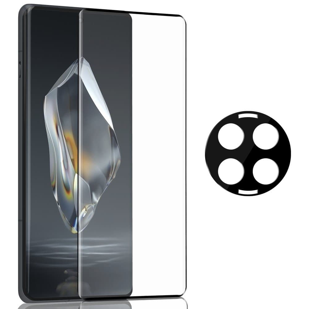 1-Pack Oneplus 12R Skärmskydd & 1-Pack linsskydd - Härdat Glas 9H - Super kvalitet 3D
