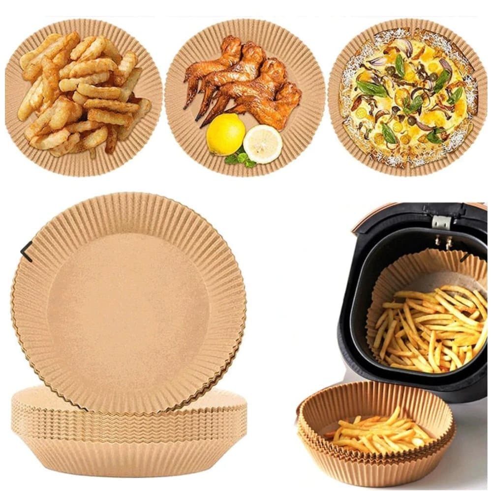Air Fryer Papper Engångspapper Pergament Formar