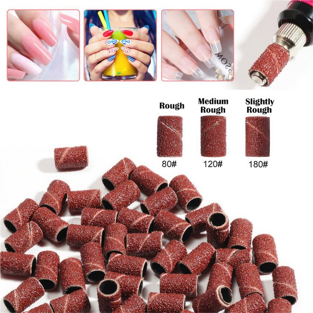 100-pack Nagelpolerings Sandpapper Manikyr & Pedikyr