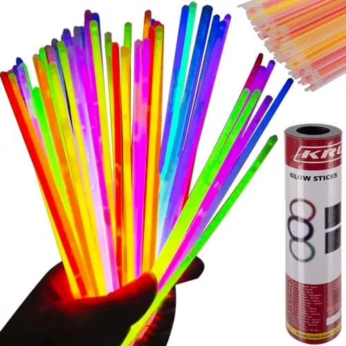 100 st - Självlysande Glowsticks - Armband