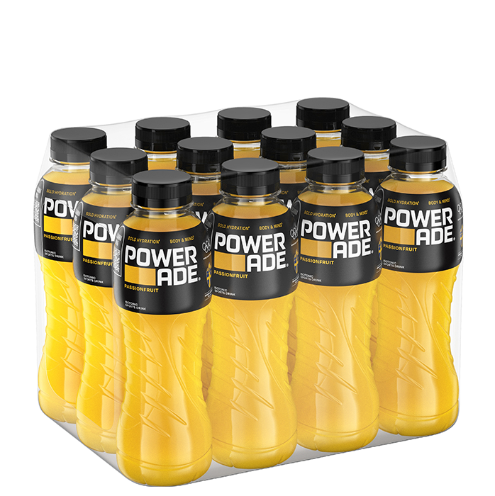 12 x Powerade 50 cl, Passionfruit