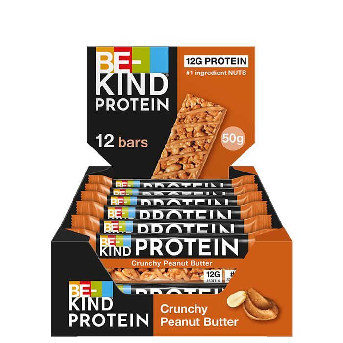 12 x Protein Bar 50 g Crunchy Jordnötssmör