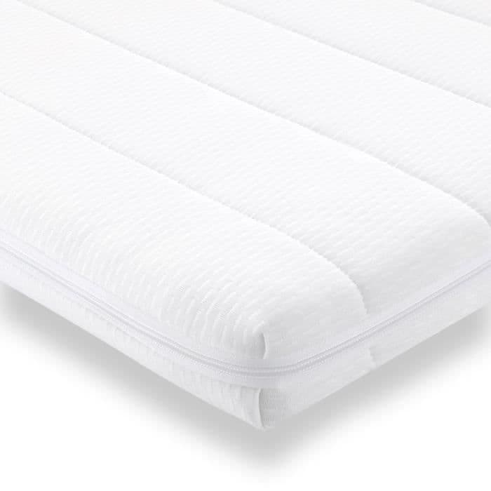 140x190 övermadrass - Komfortövermadrass - Mikrofiberöverdrag - Mjuk ortopedisk övermadrass - Tjocklek 5 cm