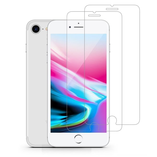 2-Pack härdat glas för iPhone 8