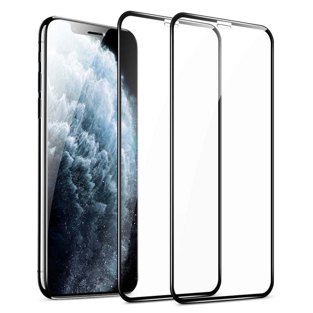 2-pack Härdat glas Hel Täckande Skärmskydd iPhone X / XS