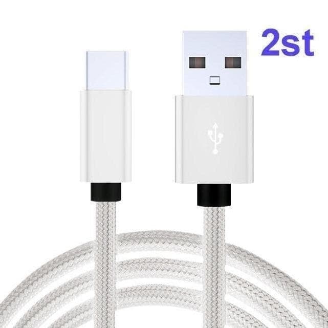 2-Pack Huawei kompatibel kabel Laddare SuperCharge 2m braided