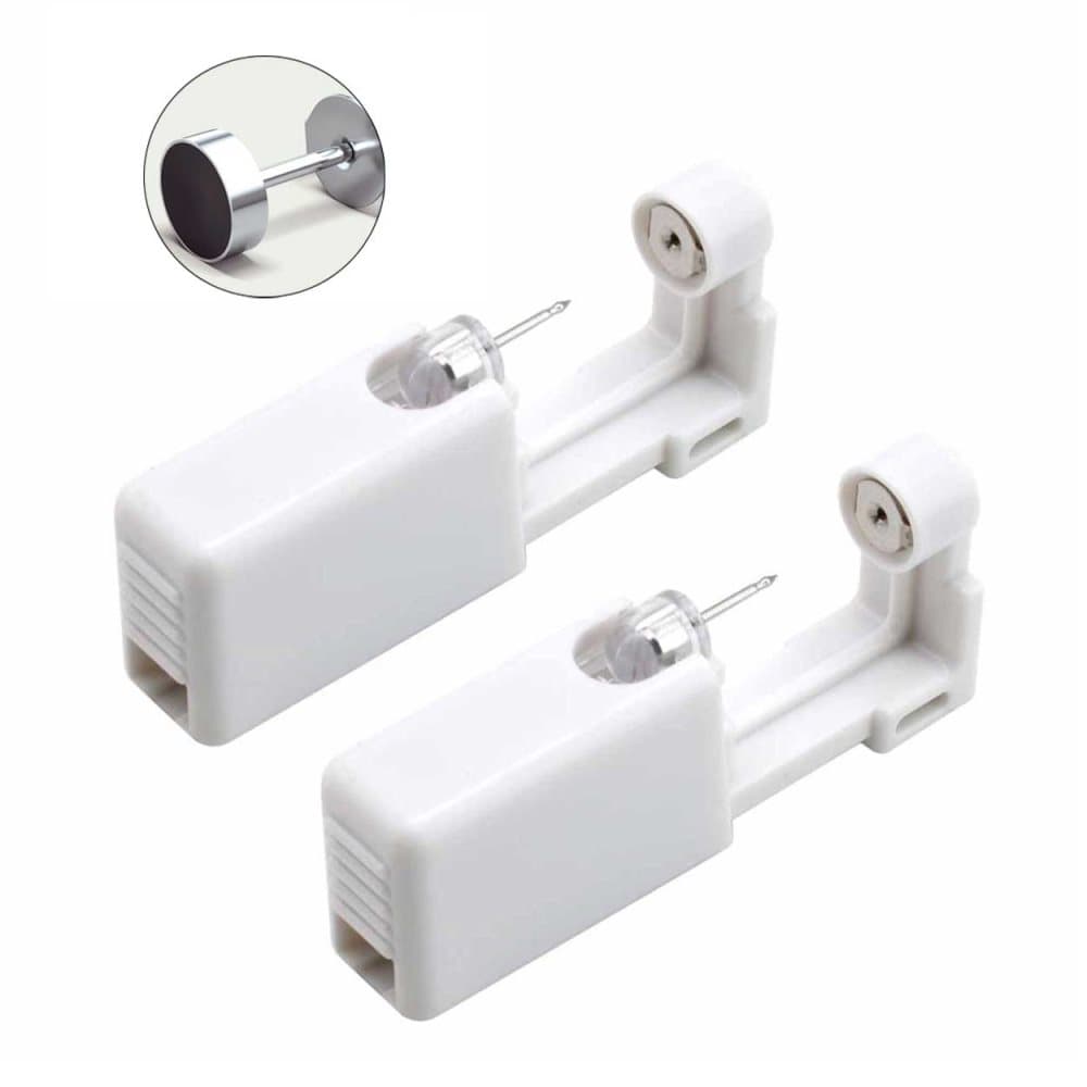 2-pack Öronhåltagning Läkesmycke Fake Plug Piercing Håltagning