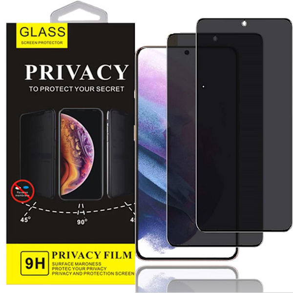 2 PACK - Sekretess Skärmskydd iPhone 14 (6-1 Tums), Privacy Screen Protector