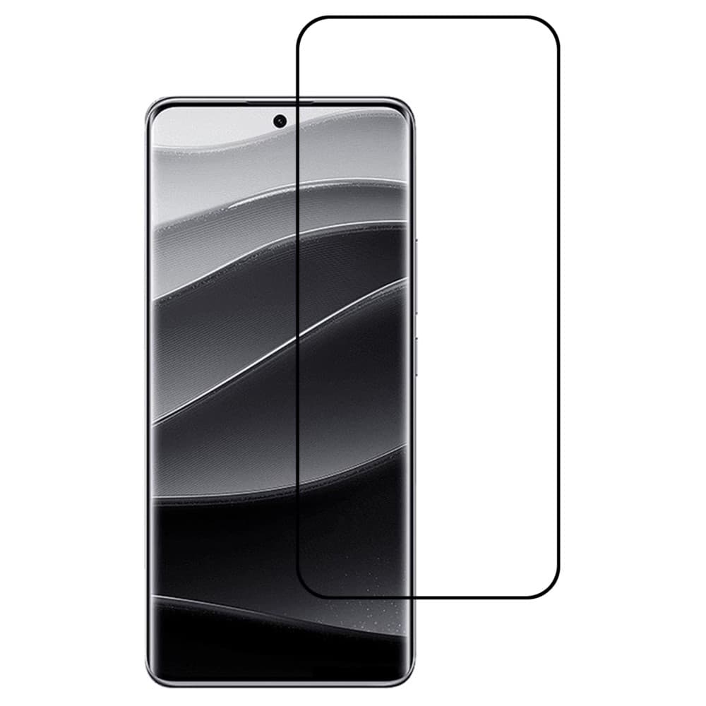 2-PACK SKALO Xiaomi Redmi Note 14 Pro- 5G Heltäckande Skärmskydd Härdat Glas - Svart