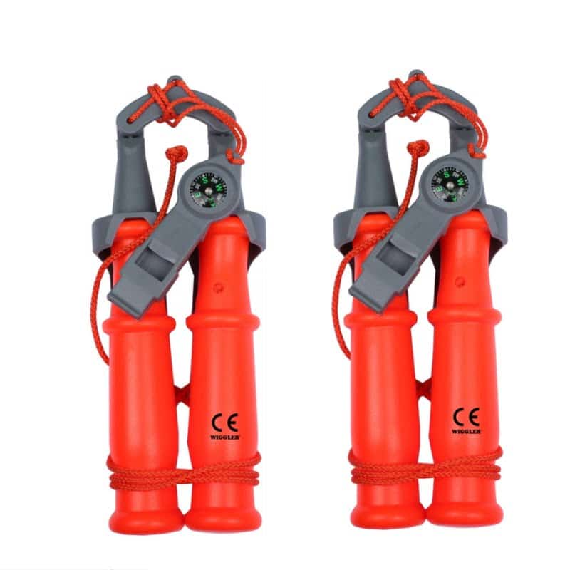 2-pack Wiggler Dubben - Isdubbar med Visselpipa & Kompass