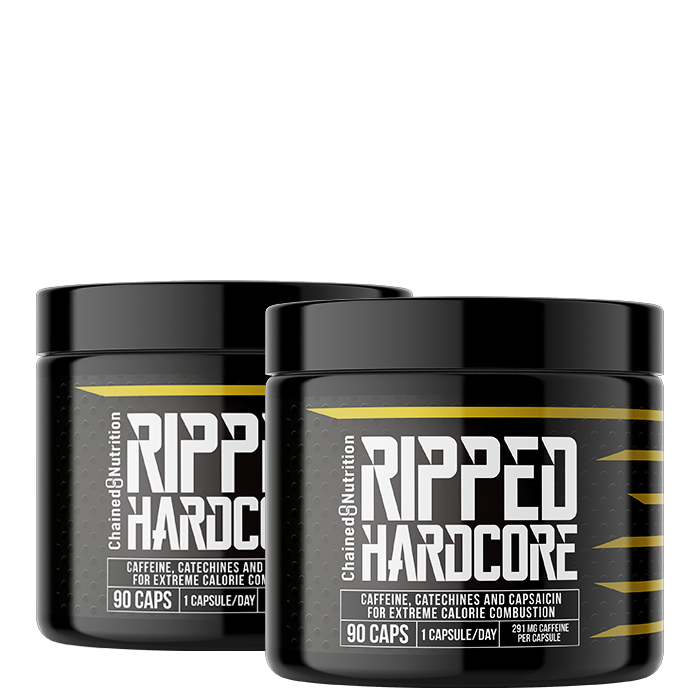 2 x Ripped Hardcore Fettförbrännare 90 Kapslar