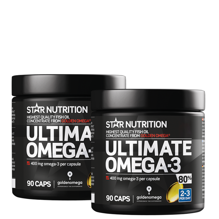 2 x Ultimate Omega-3 80% 90 kapslar