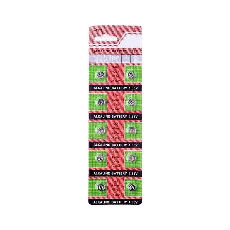 20-Pack - AG4 Knappcellsbatteri - Batteri