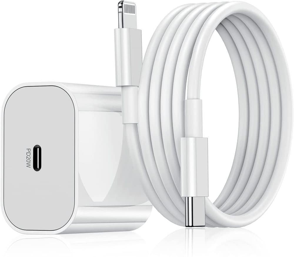 20W iPhone laddare 11/12/13 USB-C med kabel