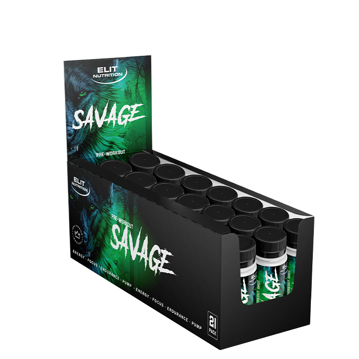 21 x Savage PWO Shot, 60 ml