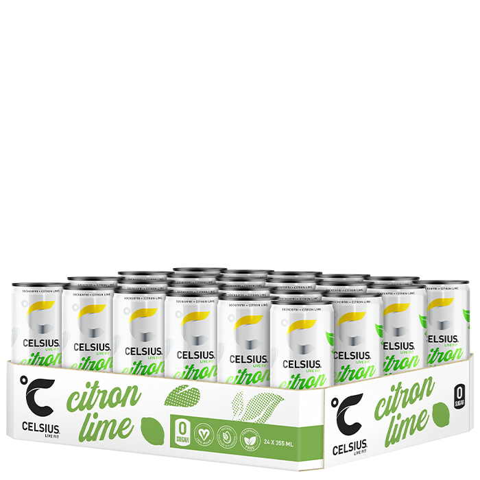 24 x Celsius, 355 ml, Citron Lime