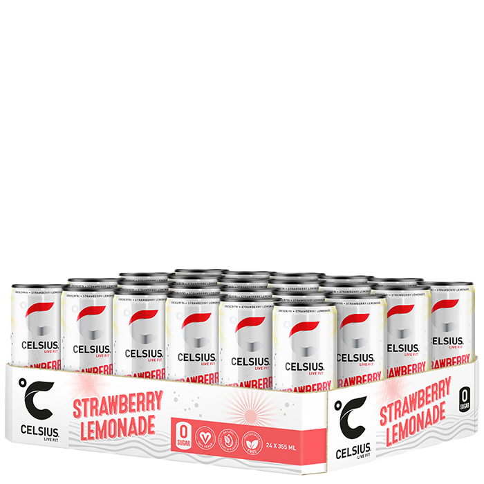 24 x Celsius, 355 ml, Strawberry Lemonade
