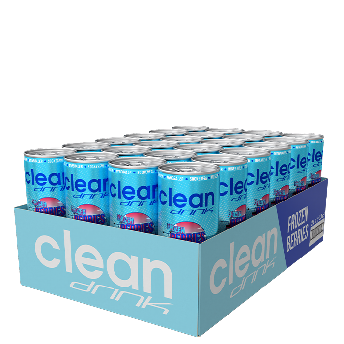 24 x Clean Drink, 330 ml, Vinter Frozen Berries