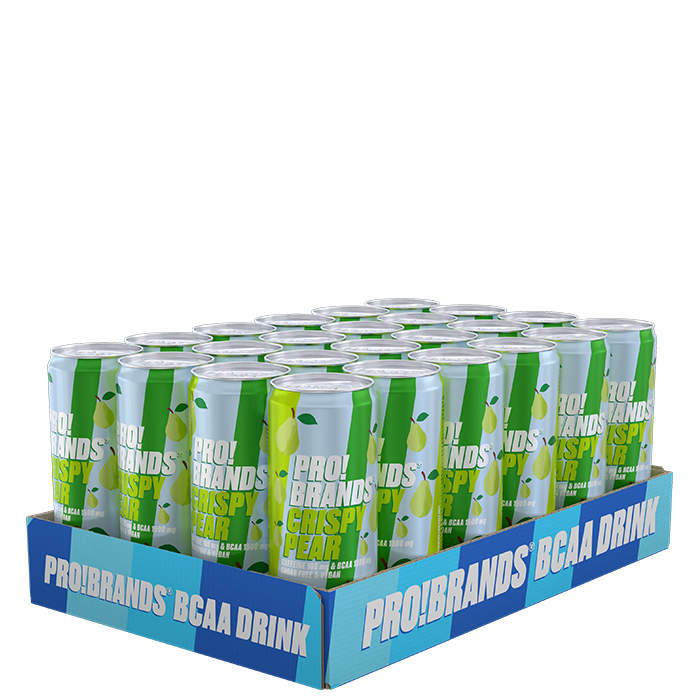 24 x Pro Brands BCAA Drink, 330 ml, Crispy Pear