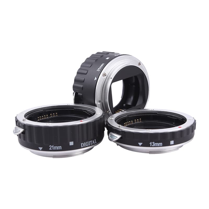 3-pack 21 mm 31 mm 13 mm Macro Lens Ring Adapter för Canon EOS DSLR-kameror