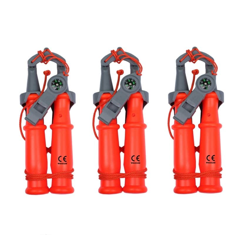 3-pack Wiggler Dubben - Isdubbar med Visselpipa & Kompass