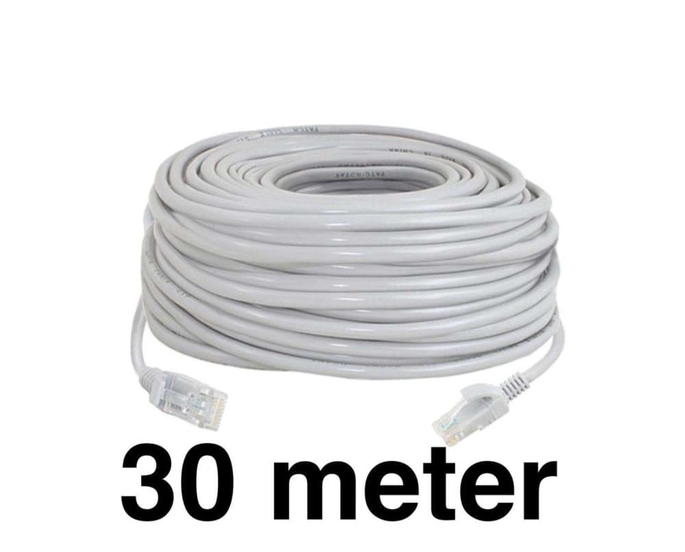 30m - Nätverkskabel - Cat5e - Internetkabel