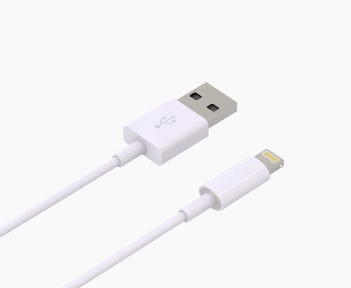 3M Lightning iPhone Laddkabel till Alla Modeller - Vit