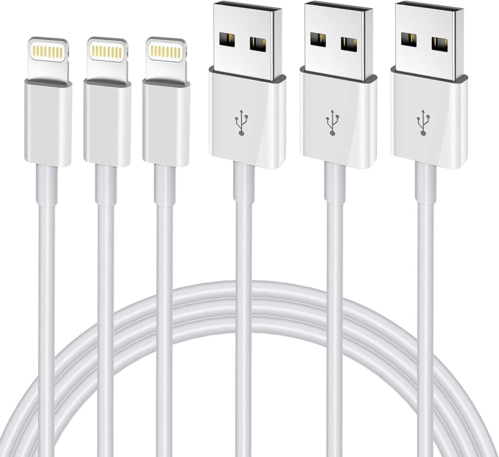 3x Lightning USB kabel till Apple (3 Meter)