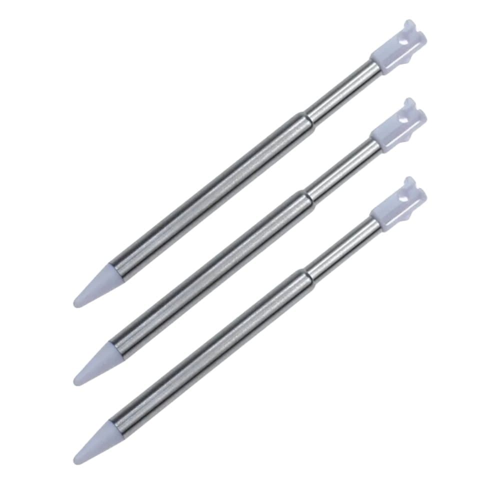 3x Stylus Screen Penna Kompatibel med 3DS Vit