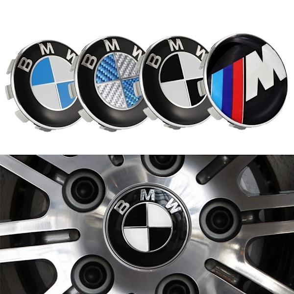 BMW Centrumkåpor Hjulnav Emblem Bil