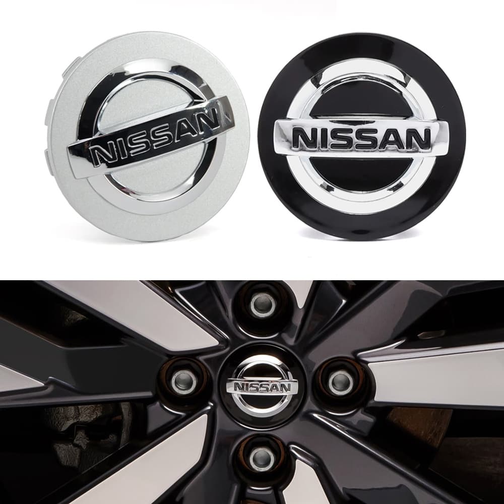 Nissan Centrumkåpor Hjulnav Emblem Bil