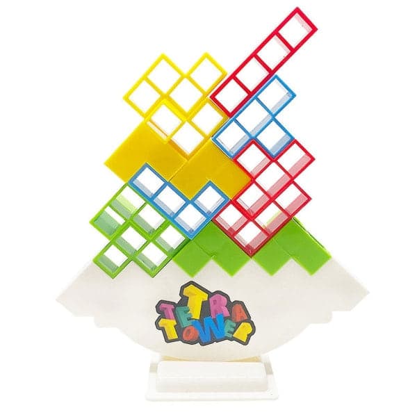 48 st Tetra Tower Balance Stacking Blocks Spel, Brädspel För 2 Spelare- Familjespel