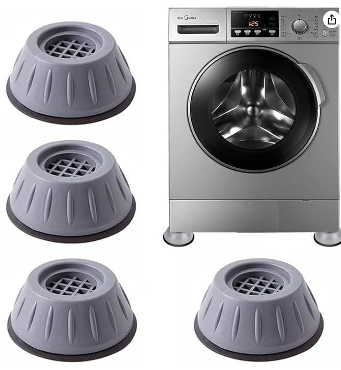 4pcs Tvättmaskin Vibrationsdämpare Fötter som dämpar vibrationer