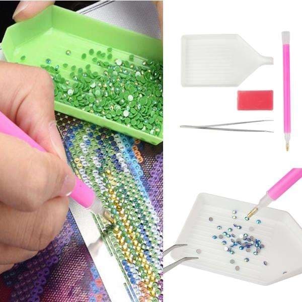 4st delar - Penna för Diamond painting - Diamantmålning - Kit