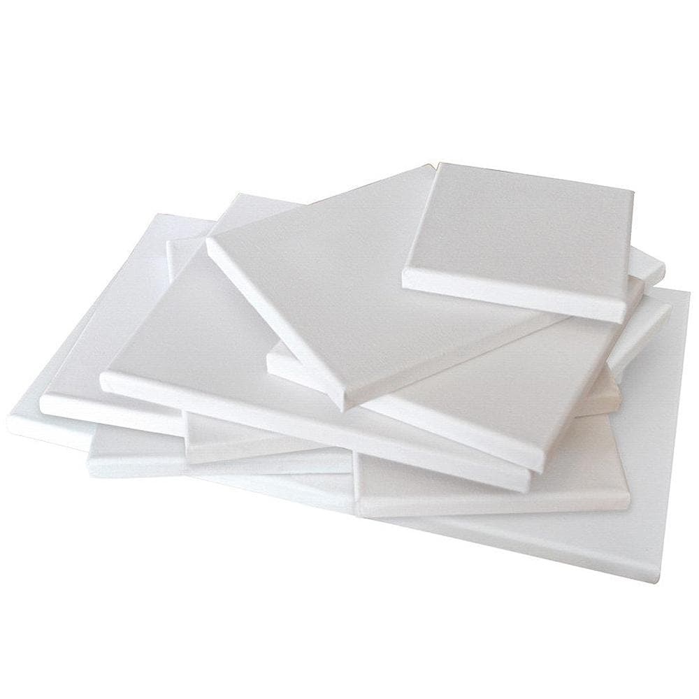 5-Pack - Canvastavla 40x30 cm - Tavla / Målarduk - Canvas Vit