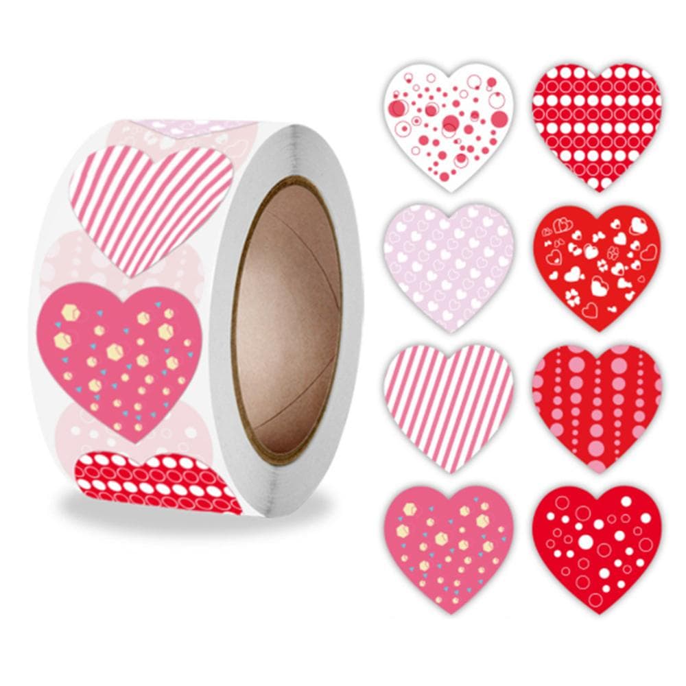 500st stickers klistermärken - Love / Hjärta motiv - Cartoon