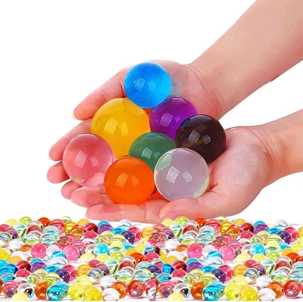 50g Gigantisk Färgade vattenpärlor / Vattenkristaller 4-5cm