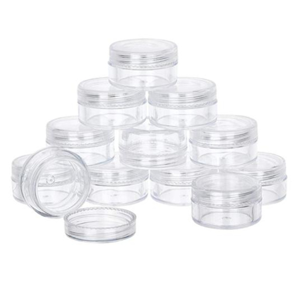 5st förvaringsburkar 10ml