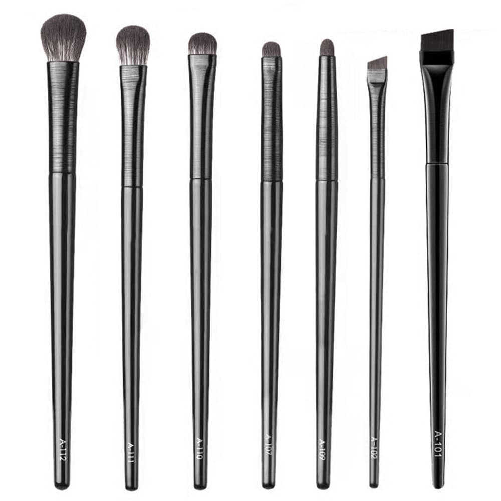 7st Ögonskugga borstset Makeup ögonbryn - 6 borstar - 1 vinklad