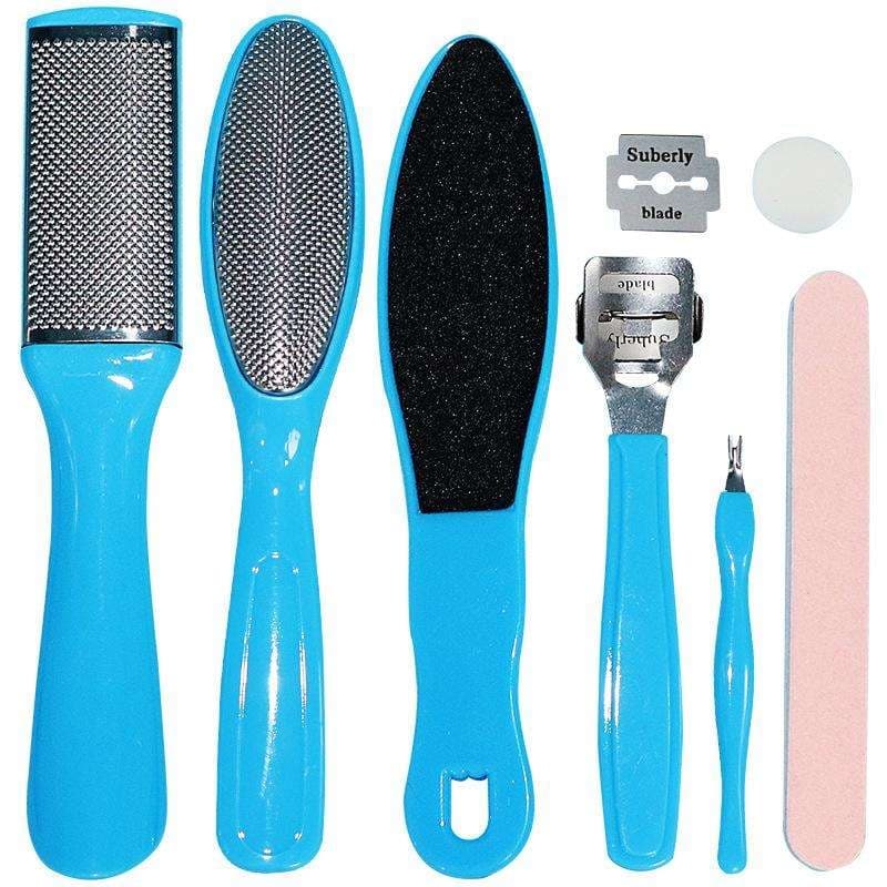 8 delar - Pedikyr Kit / Fotfilar - Fotvård