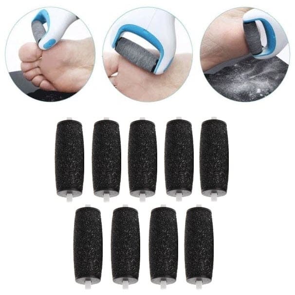 9 Pcs Rullhuvuden ersättning för Scholl Velvet Smooth
