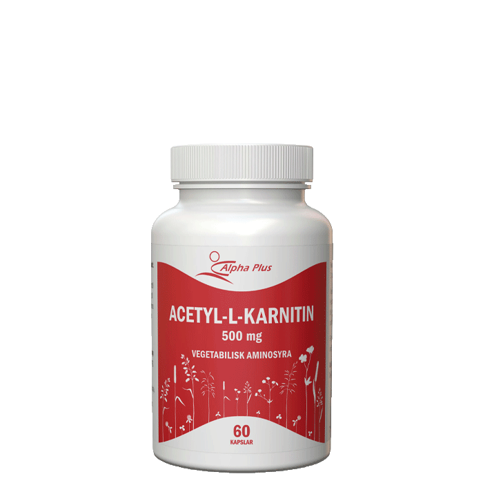 Acetyl-L-karnitin Vegetabilisk L-karnitin 60 kapslar