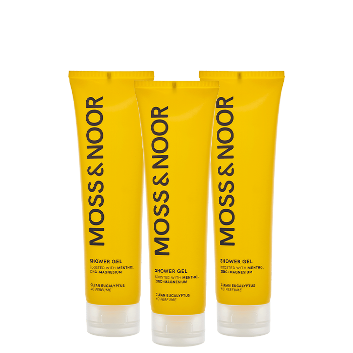 After Workout Shower Gel Clean Eucalyptus 150 g 3-pack