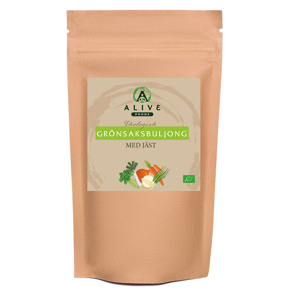 Alive Foods Ekologisk Grönsaksbuljong & Näringsjäst 350 gram