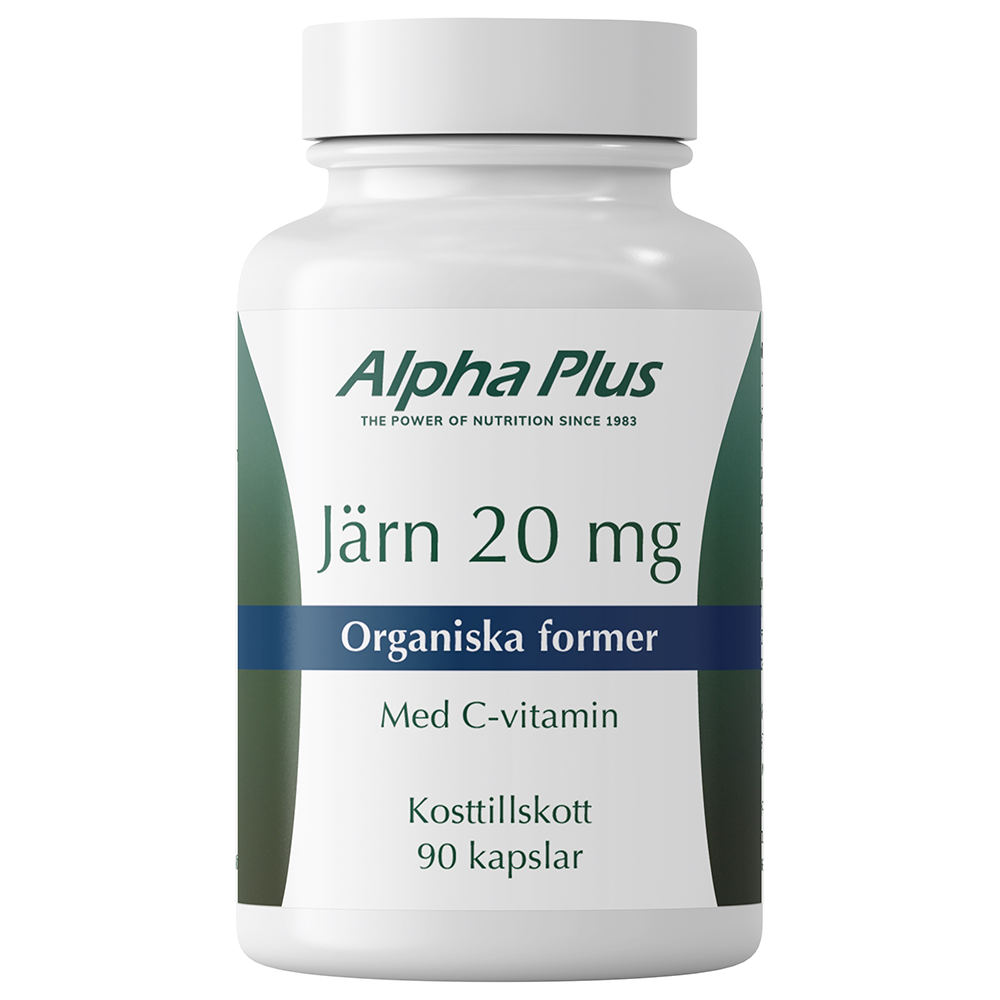 Alpha Plus Järn 20 mg