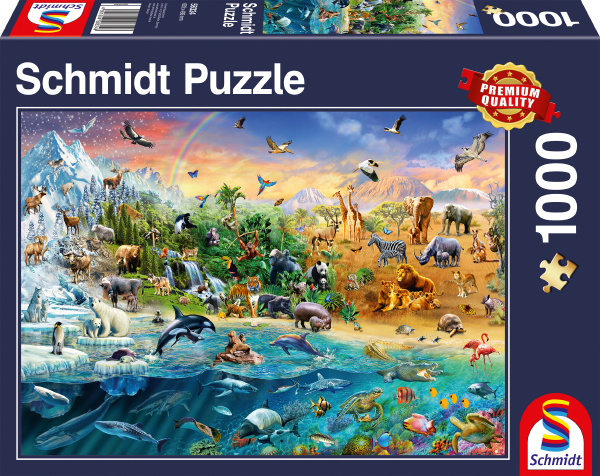 Animal Kingdom Pussel 1000 bitar Schmidt
