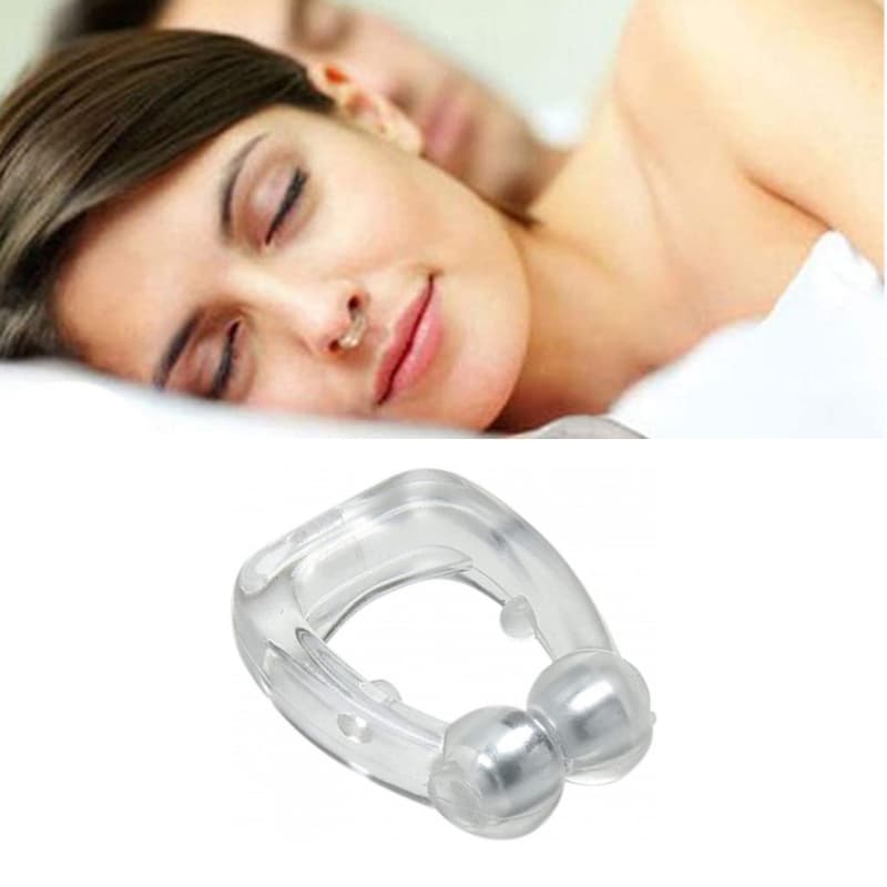 Anti-Snarkning Magnetisk Näsklämma Silikon