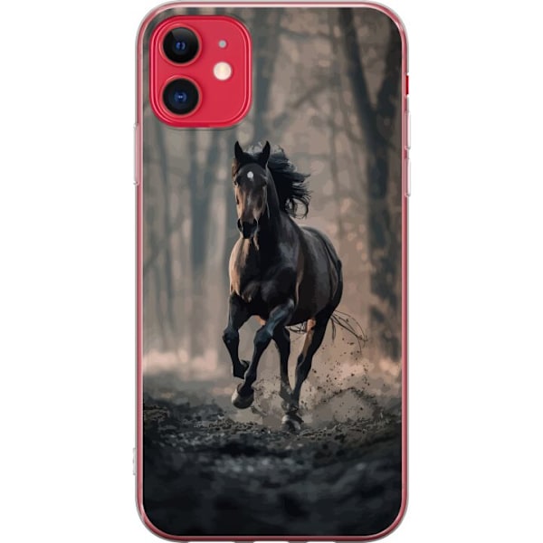 Apple iPhone 11 Genomskinligt Skal Springande Häst