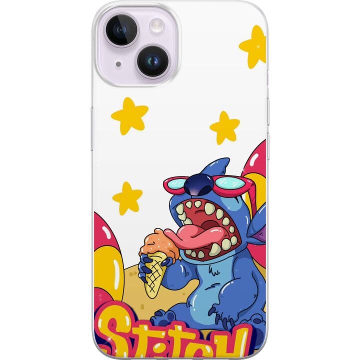 Apple iPhone 14 Genomskinligt Skal Stitch Glass