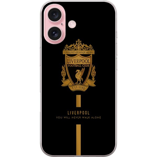 Apple iPhone 16 Genomskinligt Skal Liverpool